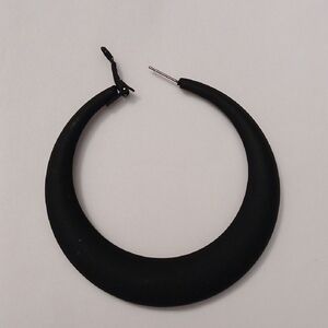 Bold Black Minimalist Earrings